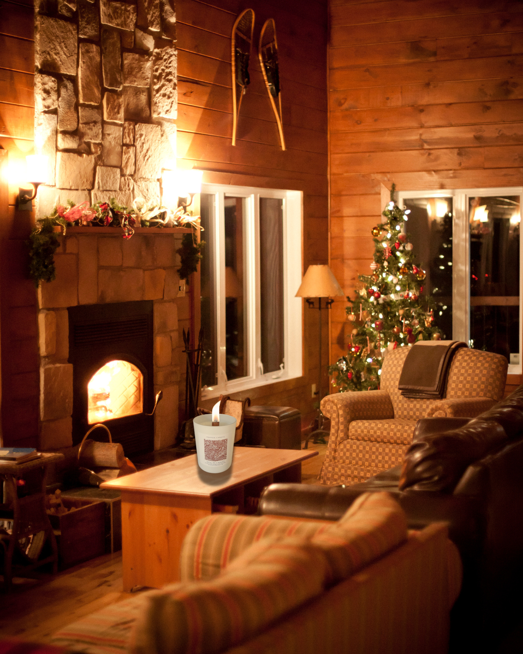 Bougie Nuit au chalet