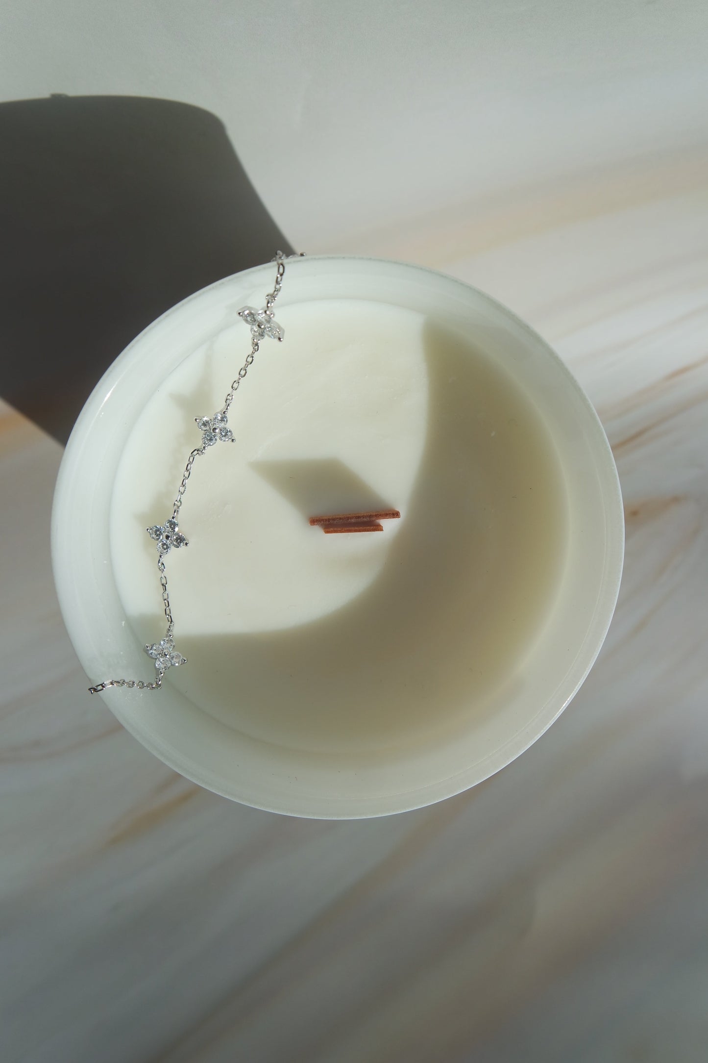 NOUVEAU Bougie bijou "Eclats divins" bracelet en argent 925