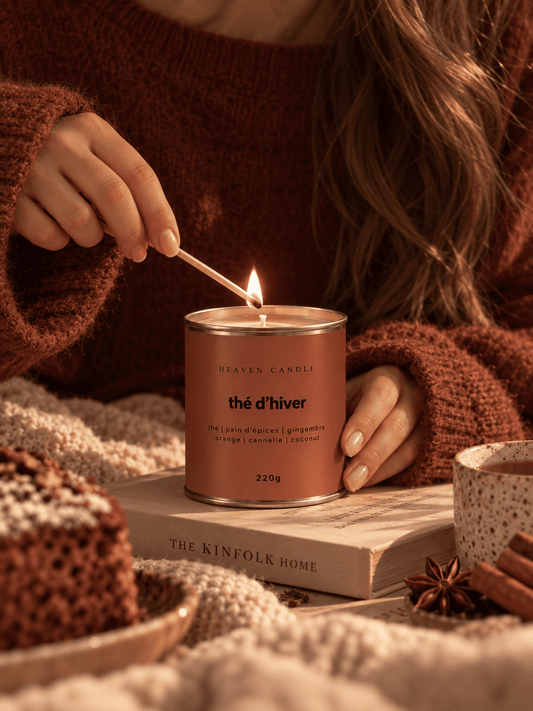 Bougie parfumée Thé d'hiver – Édition Ticket d’Or