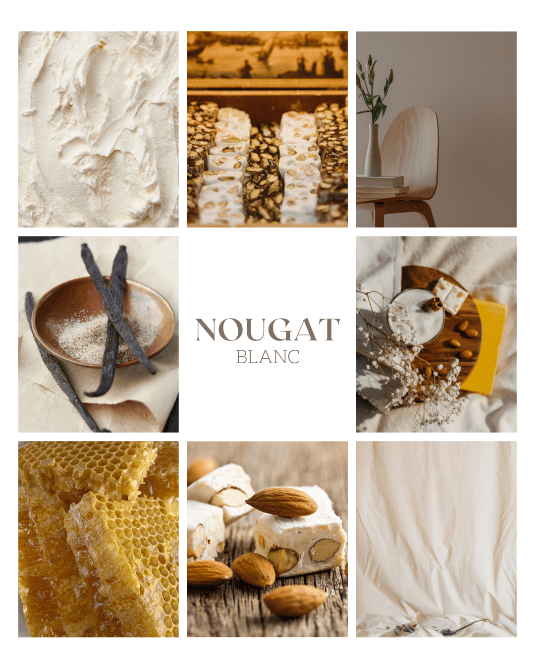 Fondant parfumé Nougat blanc