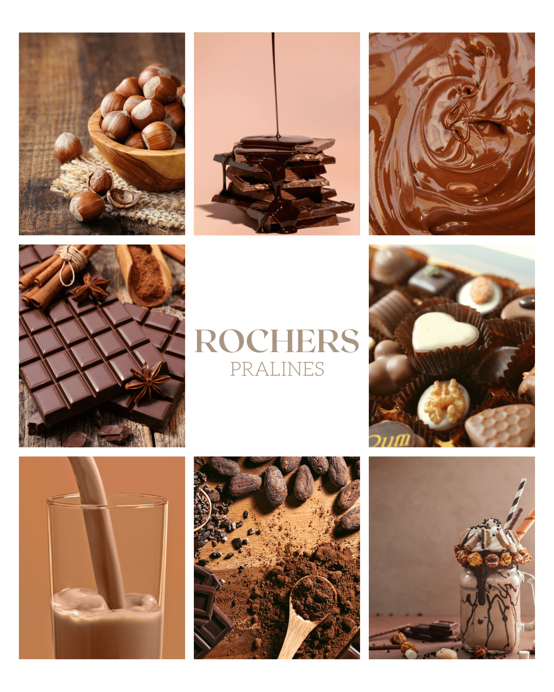 Fondant parfumé Rochers pralinés