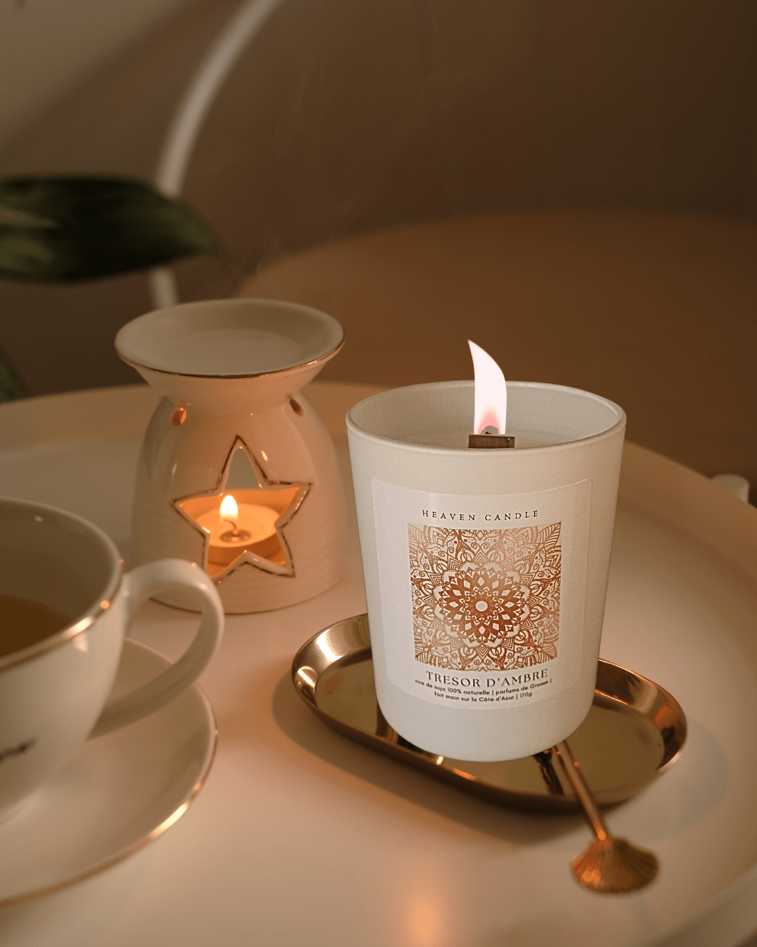 Bougie Trésor d'ambre