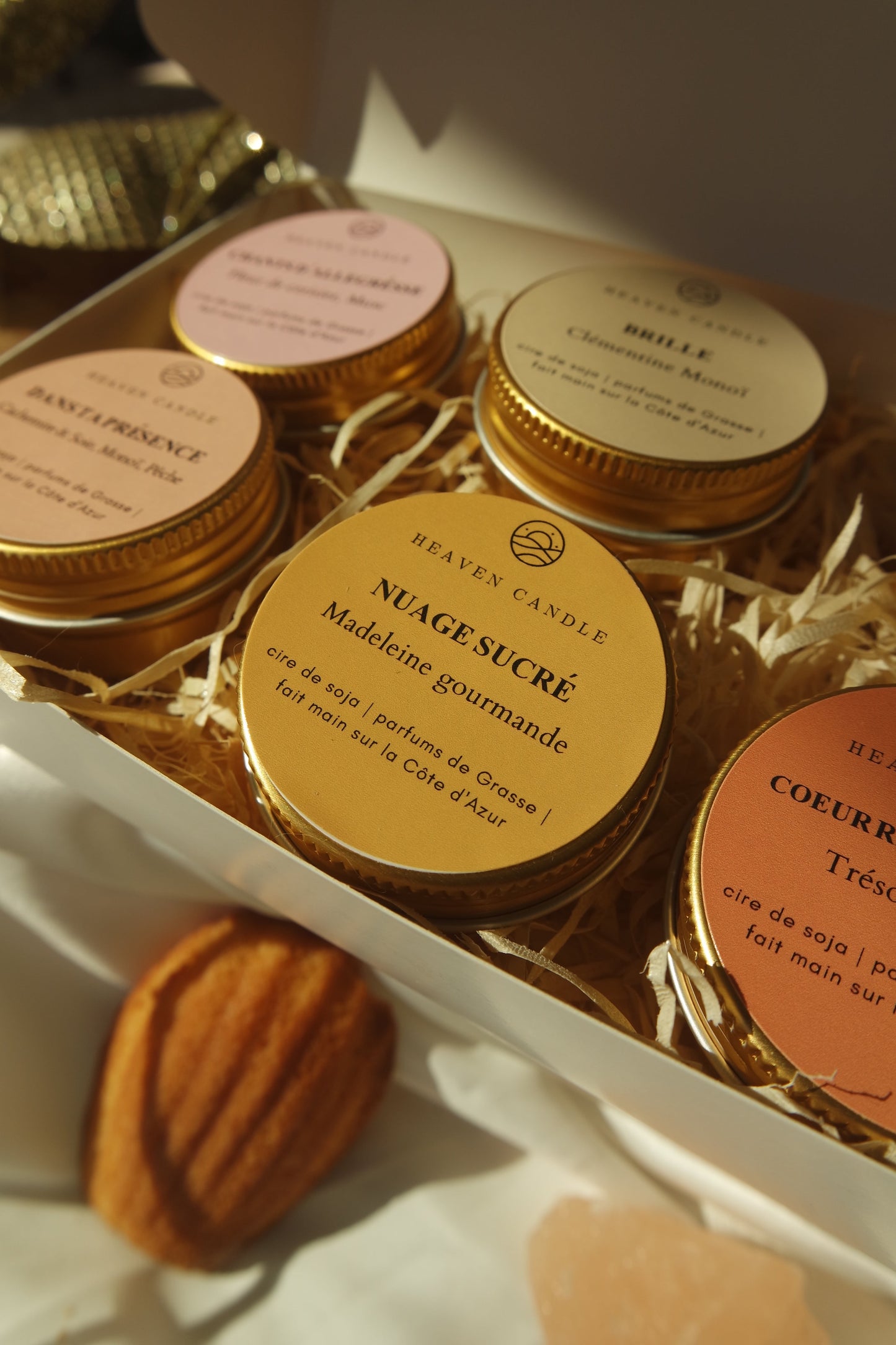 Coffret 6 mini bougies Saisons et lumière