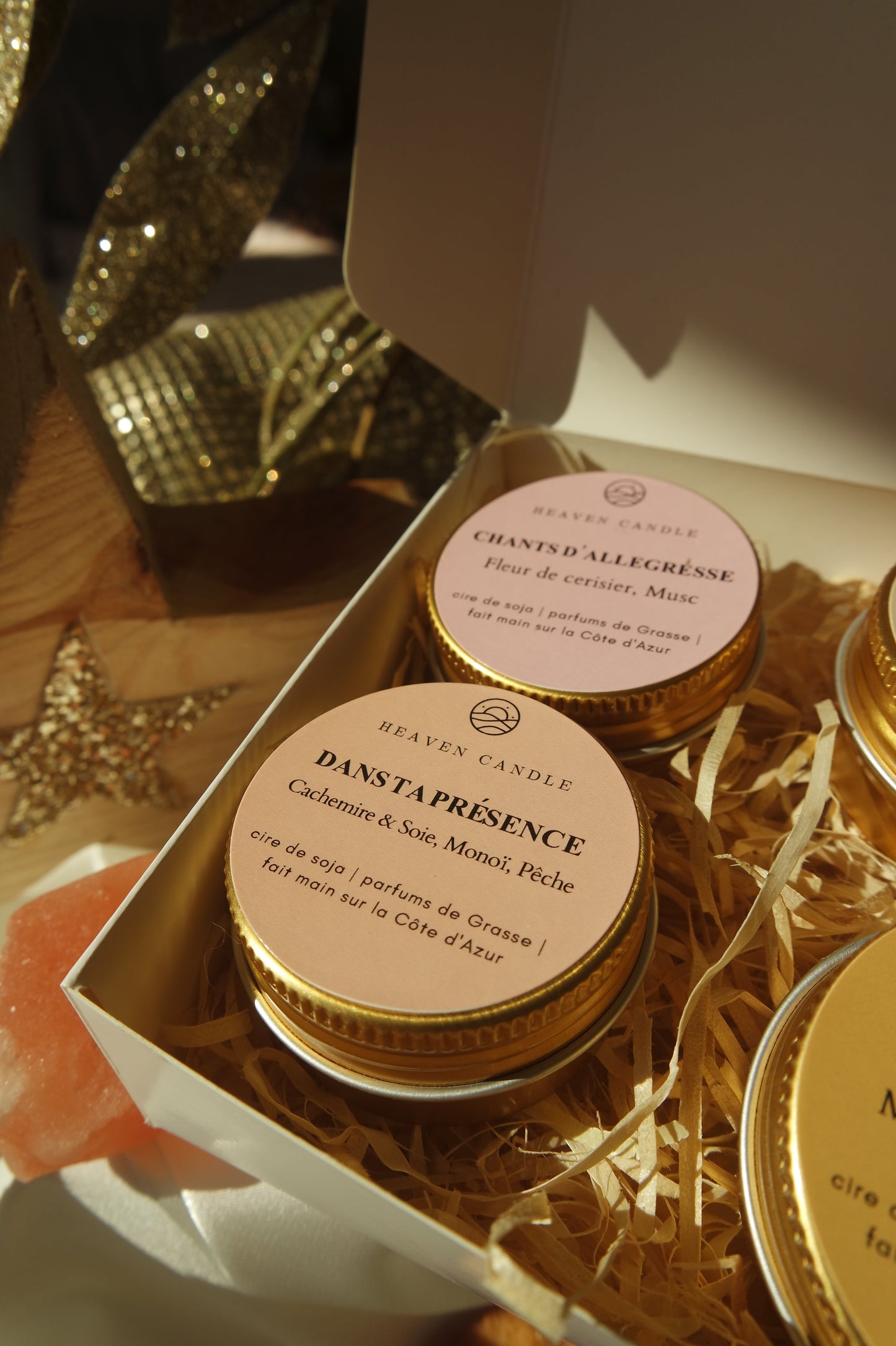 Coffret 6 mini bougies Saisons et lumière