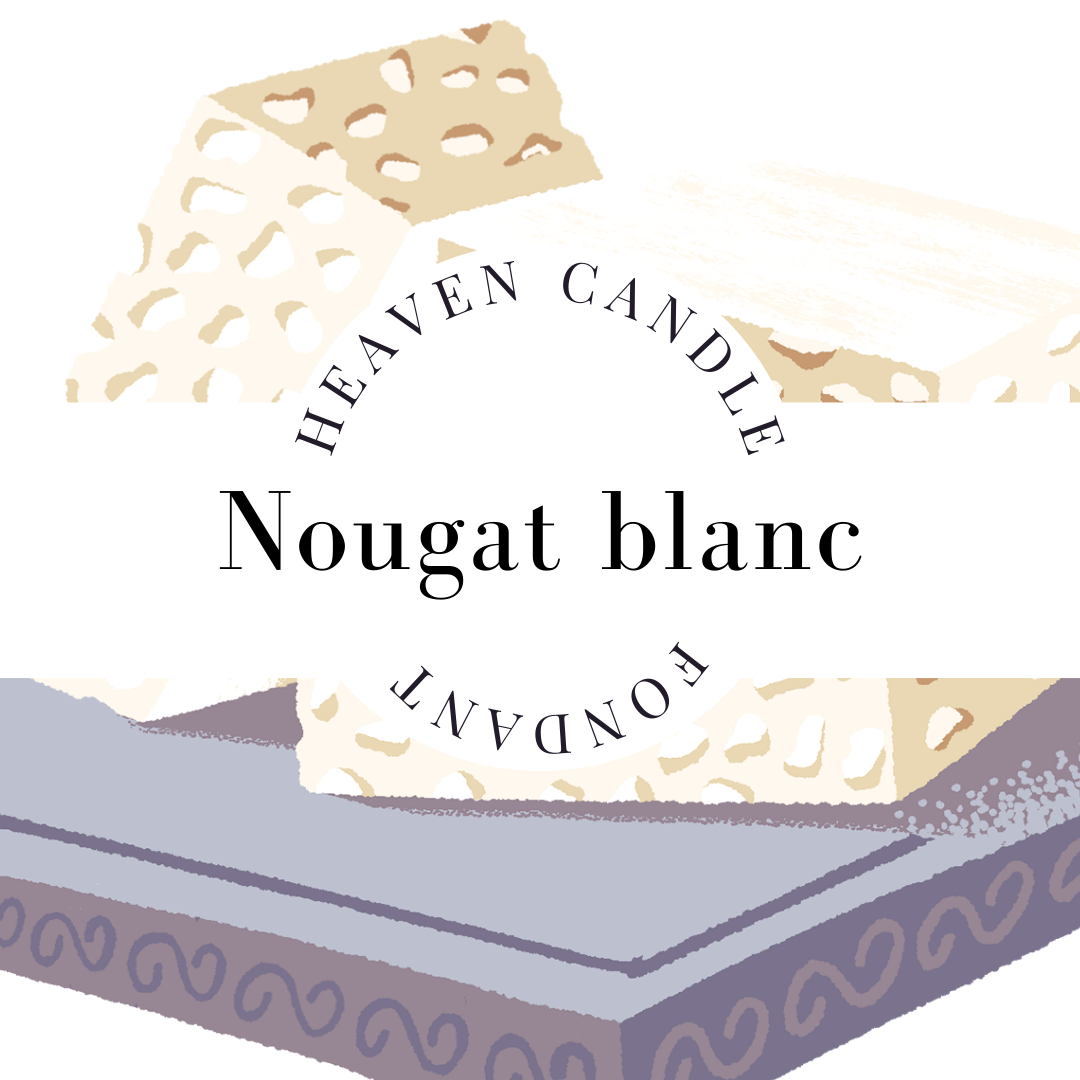 Fondant parfumé Nougat blanc