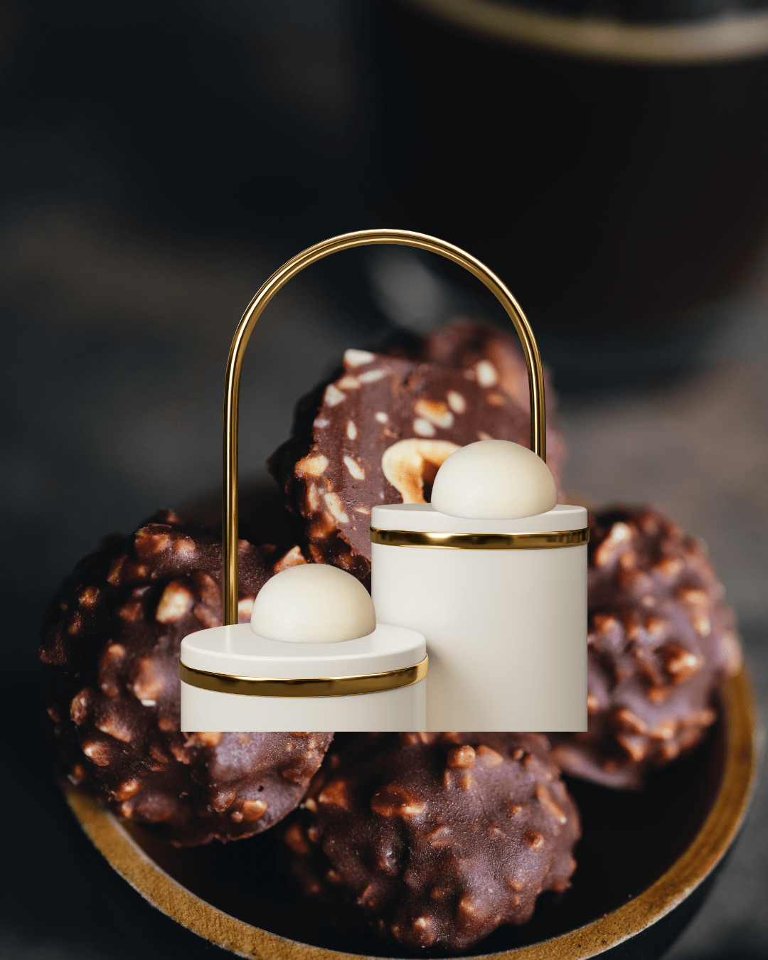 Fondant parfumé Rochers pralinés