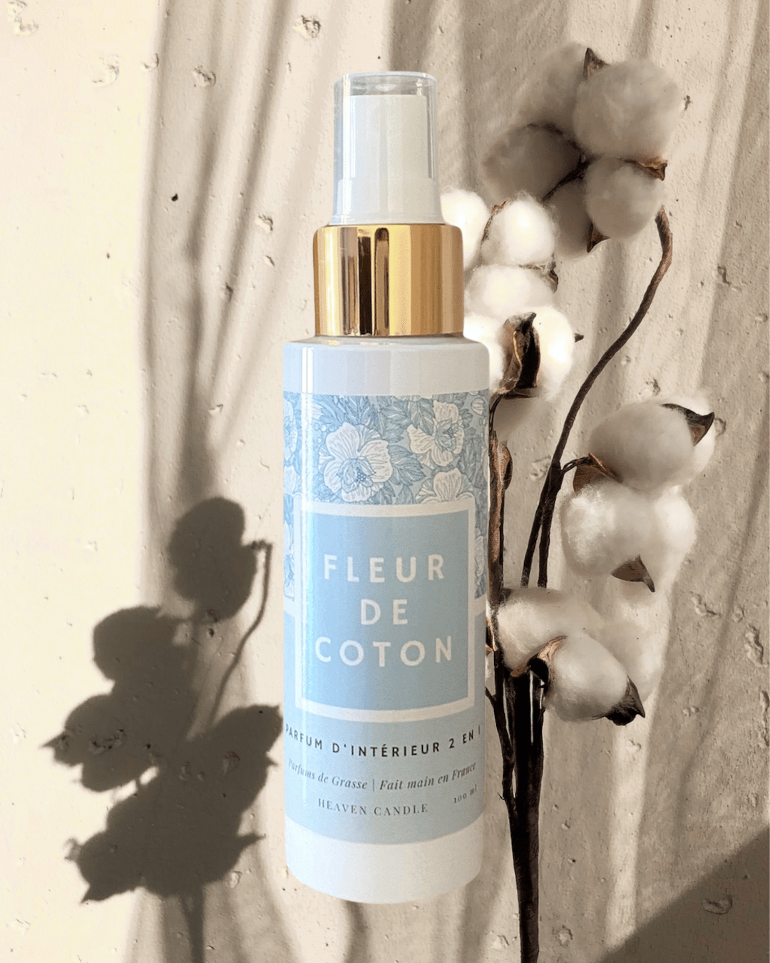 Parfum d’intérieur 2 en 1 Fleur de coton 100ml