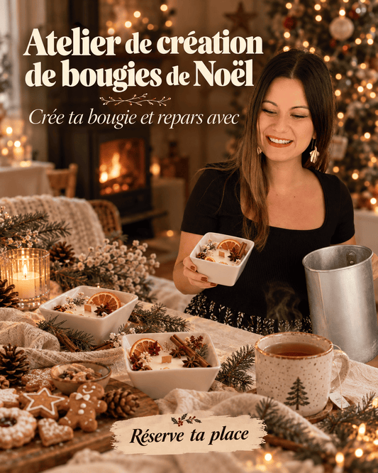 🕯️ Atelier créatif de Noël — Crée ta bougie parfumée