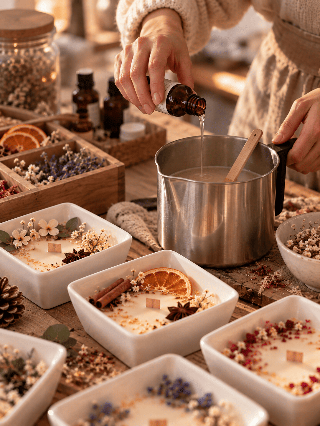 🕯️ Atelier créatif de Noël — Crée ta bougie parfumée