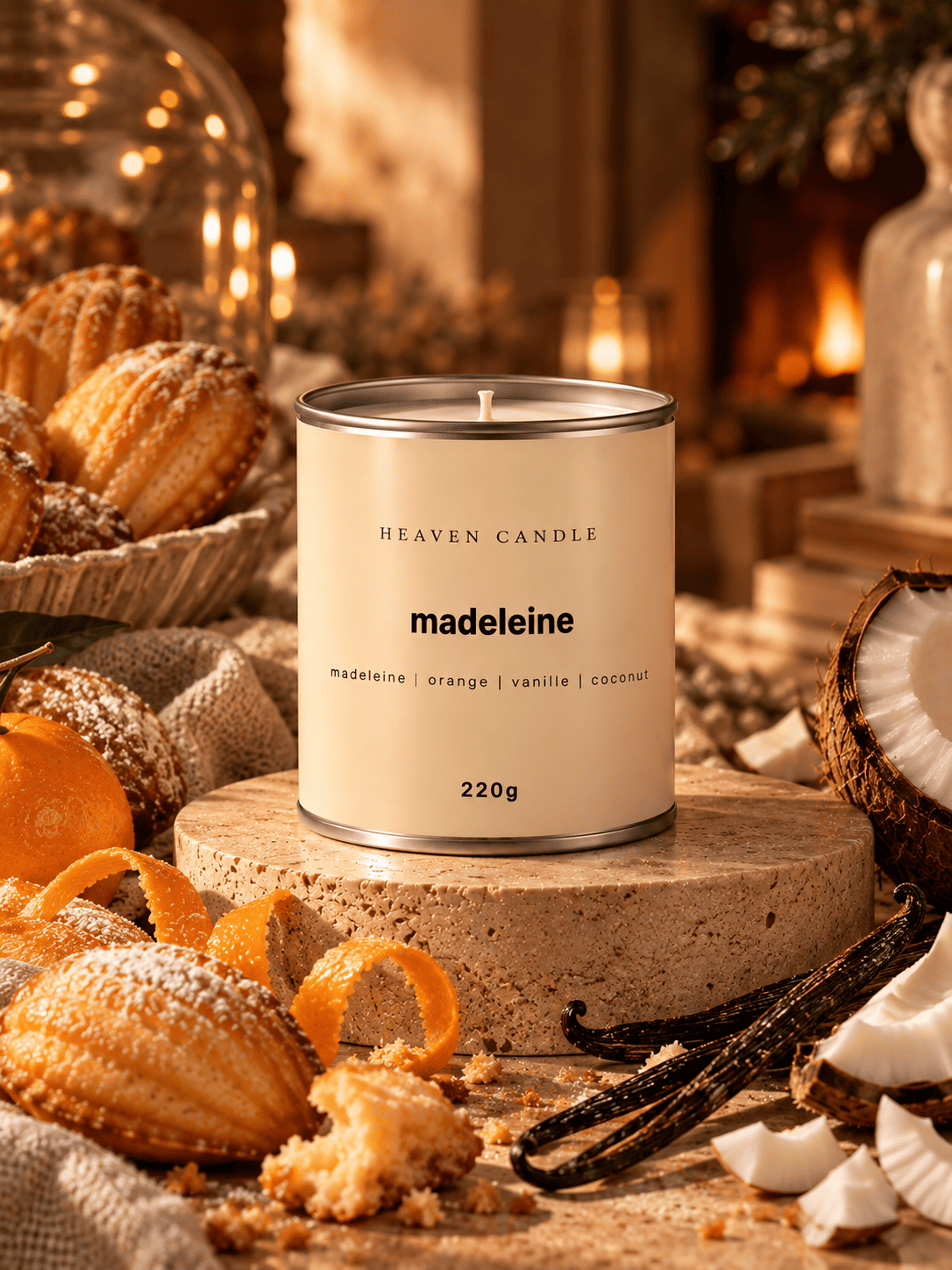 Bougie parfumée Madeleine – Édition Ticket d’Or