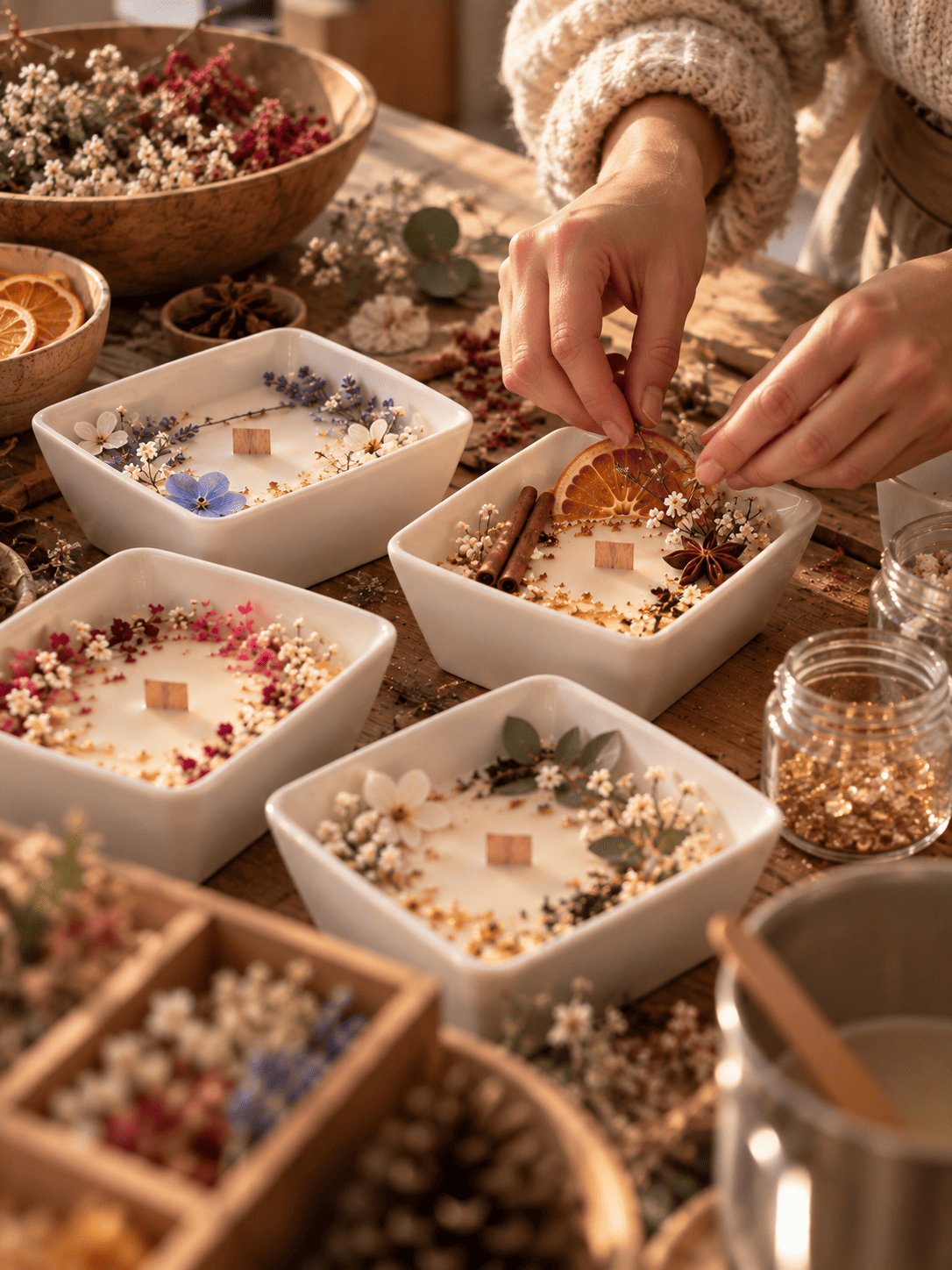 🕯️ Atelier créatif de Noël — Crée ta bougie parfumée