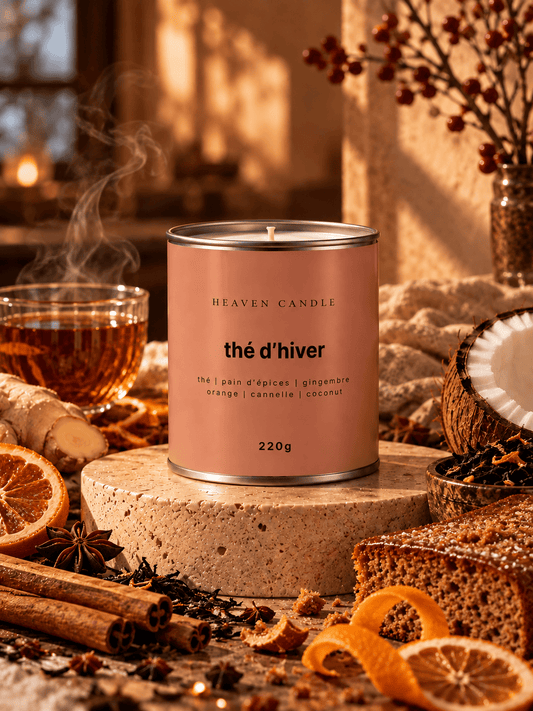 Bougie parfumée Thé d'hiver – Édition Ticket d’Or