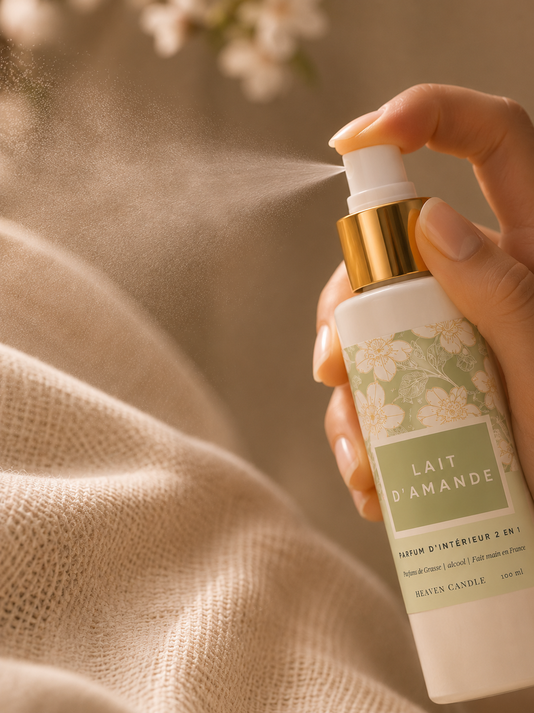 Parfum d’intérieur 2 en 1 Lait d'amande - 100ml