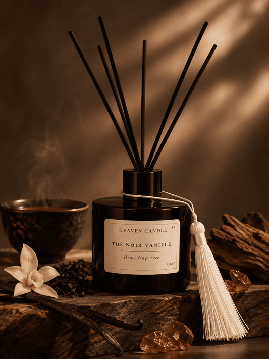 Diffuseur à bâtonnets Thé Noir Vanille – 150 ml