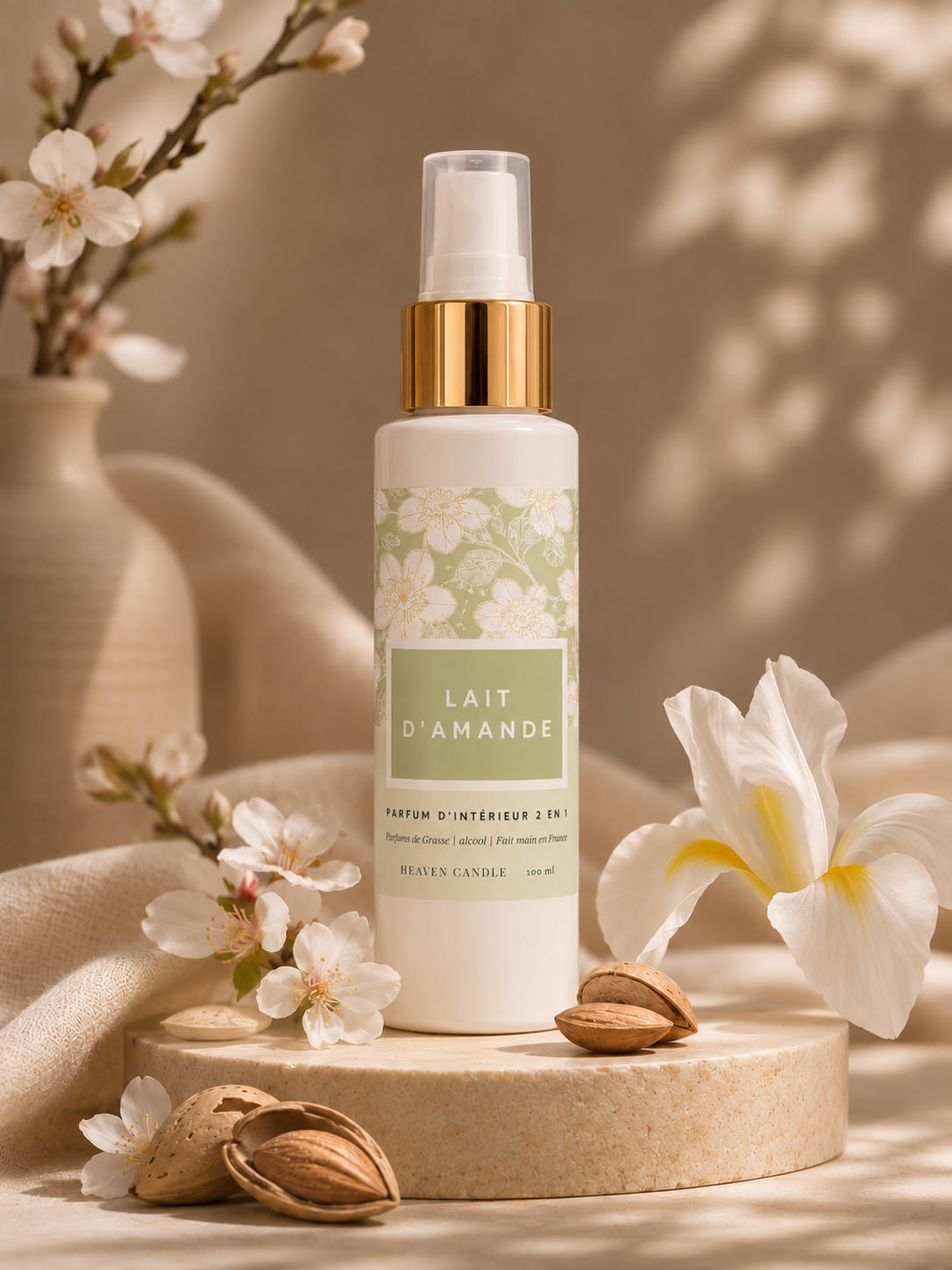 Parfum d’intérieur 2 en 1 Lait d'amande - 100ml