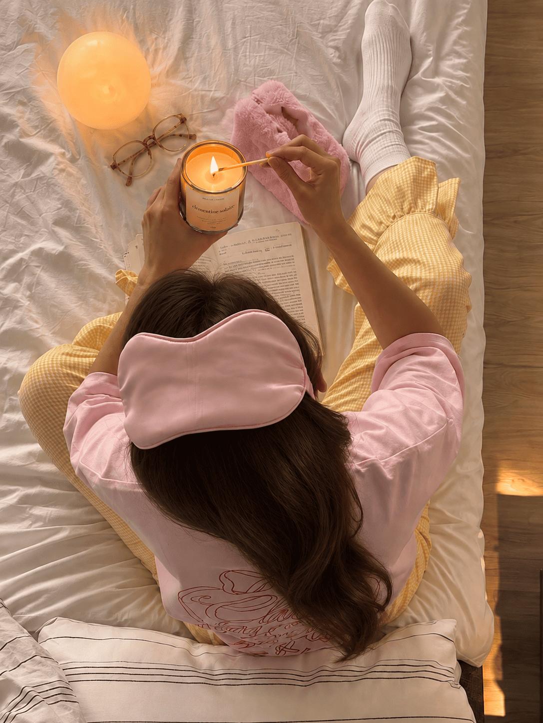 Bougie parfumée Clémentine solaire – Édition Ticket d’Or