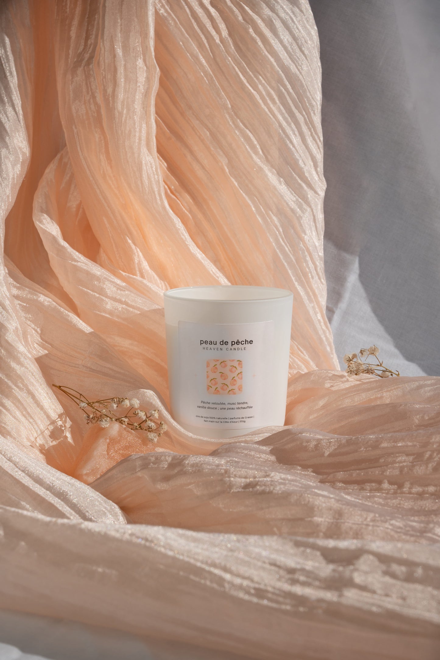 Bougie parfumée Peau de pêche