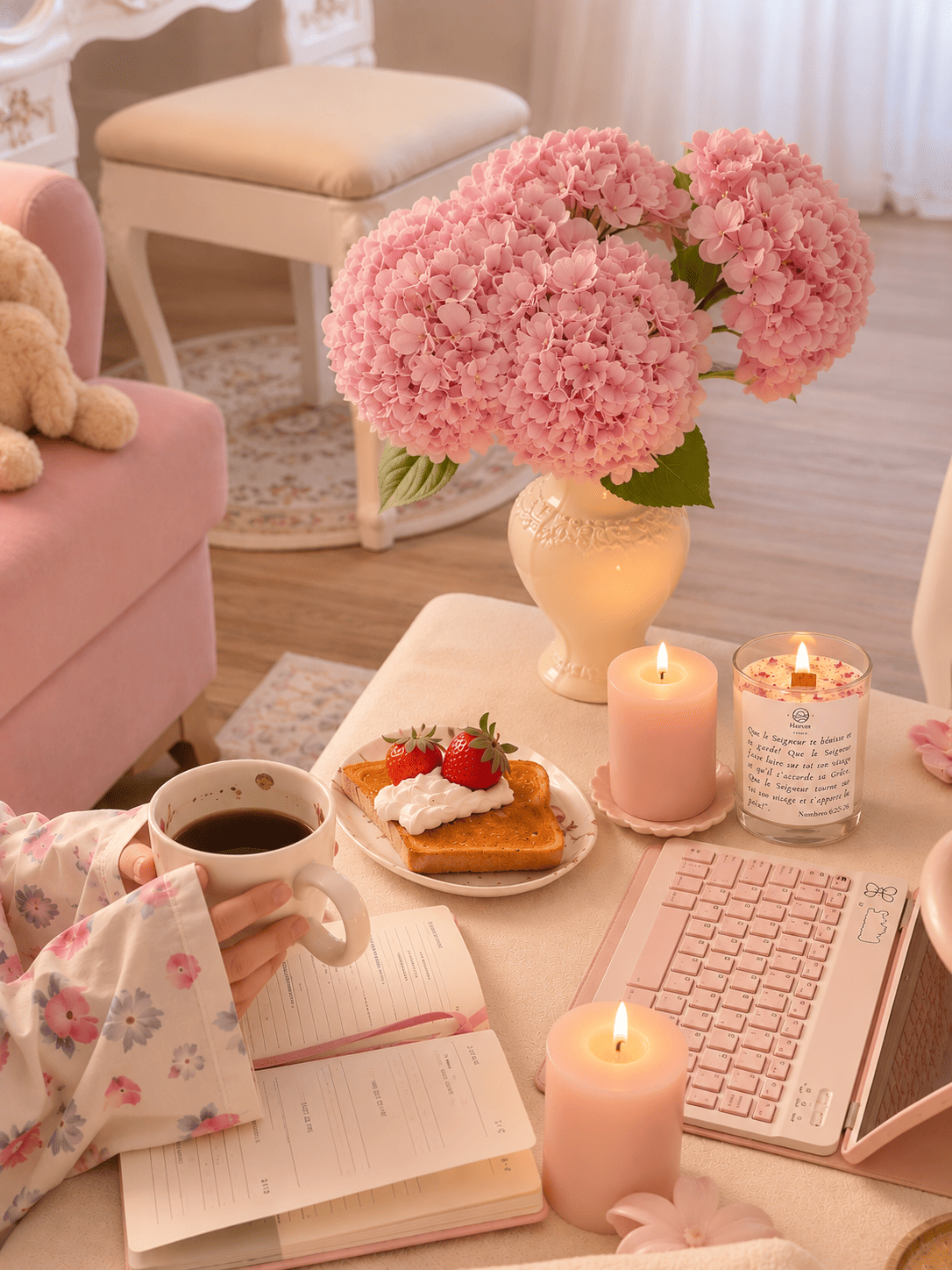 Bougie avec verset de la Bible "Que l'Eternel te bénisse" | Décoration Chrétienne