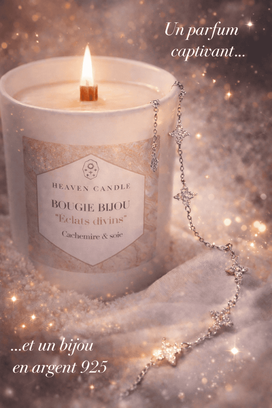 NOUVEAU Bougie bijou "Eclats divins" bracelet en argent 925