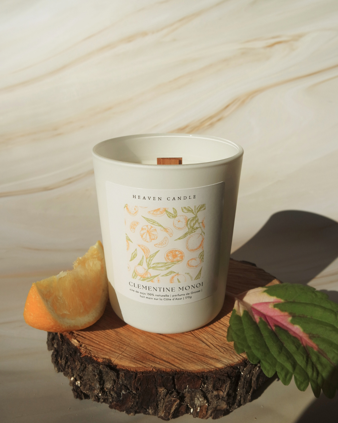 Bougie Clémentine Monoi