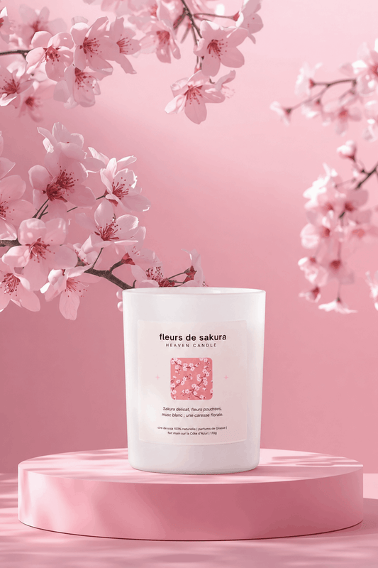 Bougie parfumée Fleurs de sakura