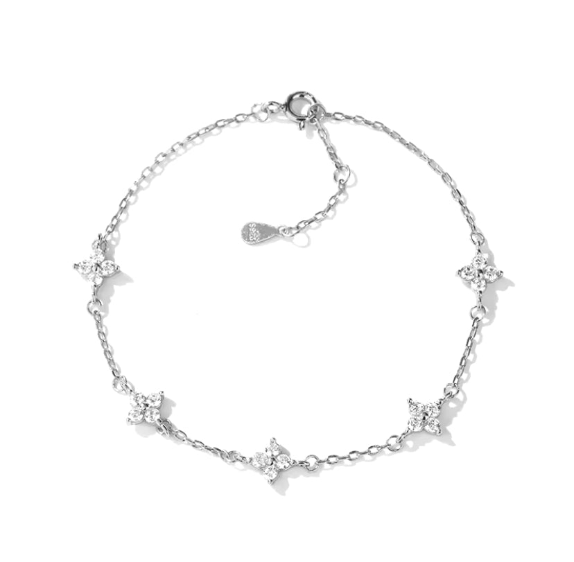 Bracciale Bougie bijou "Grâce infinie" croix doré ou argenté