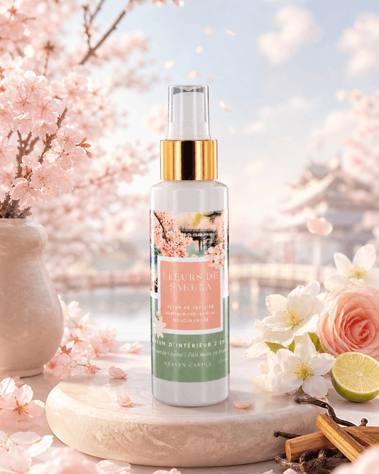 Parfum d’intérieur 2 en 1 Fleurs de sakura ｜50ml ou 100ml