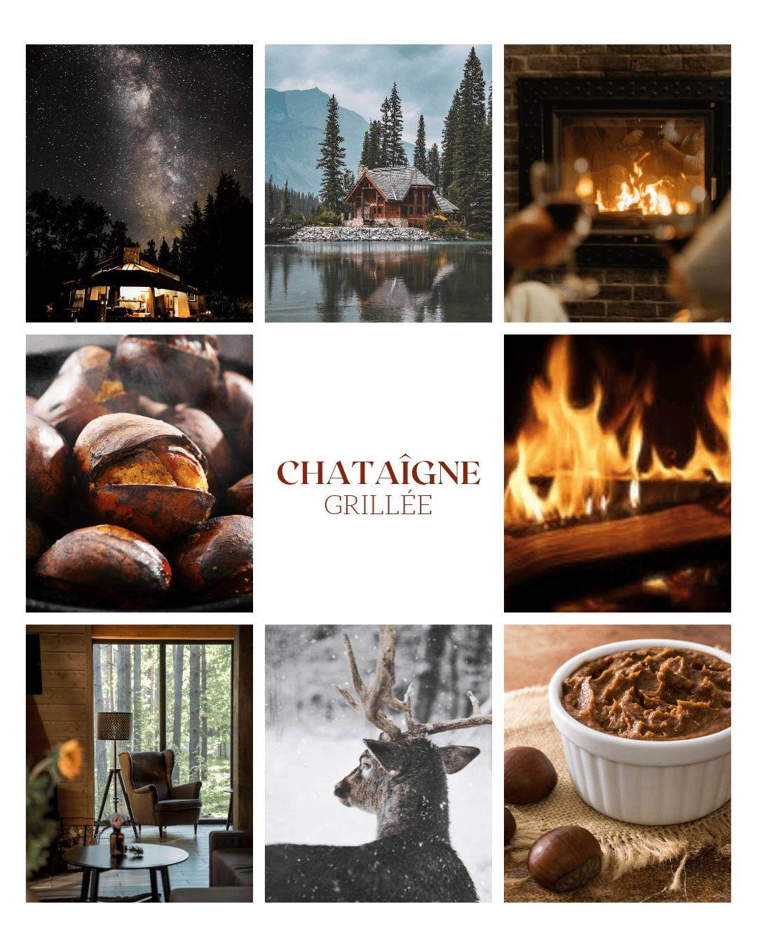 Fondant parfumé Chataîgne grillée